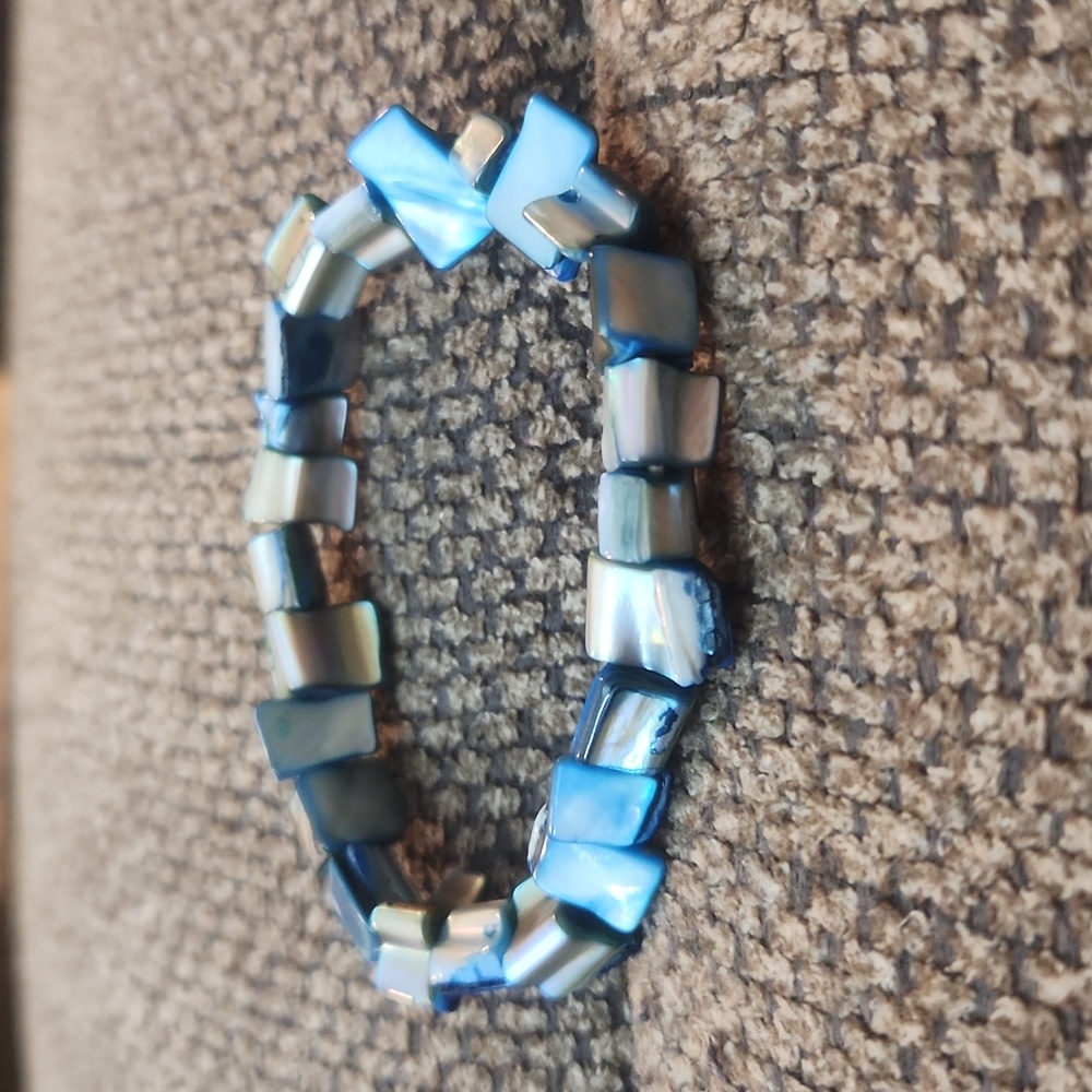 Blue Pearl Bracelet